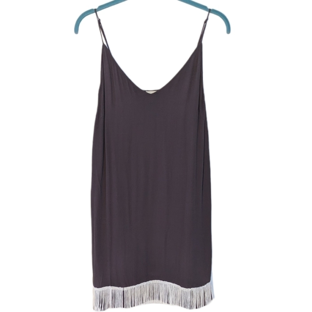 Aritzia Wilfred Vivienne tessels dress grey Medium T9